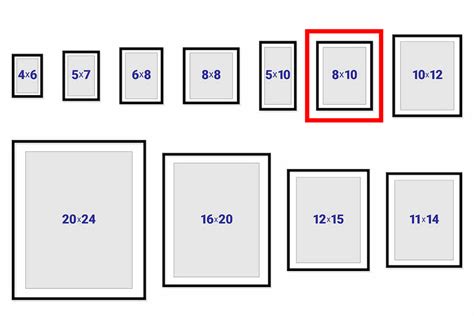 8x10 frame in cm|how big is 8x10 in.